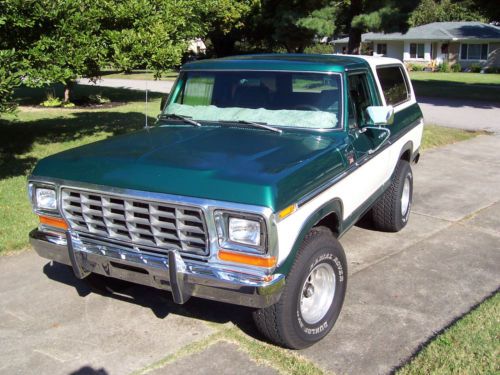 1979 ford bronco, 351 cleveland engine 6,000 miles, 91,000 total, good shape,