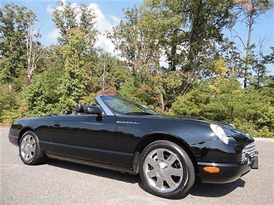 2002 ford thunderbird premium hardtop convertible only 41k miles exceptional !!