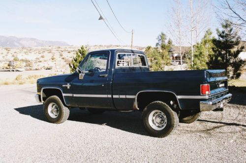 1983 chevrolet short bed 4wd pickup truck