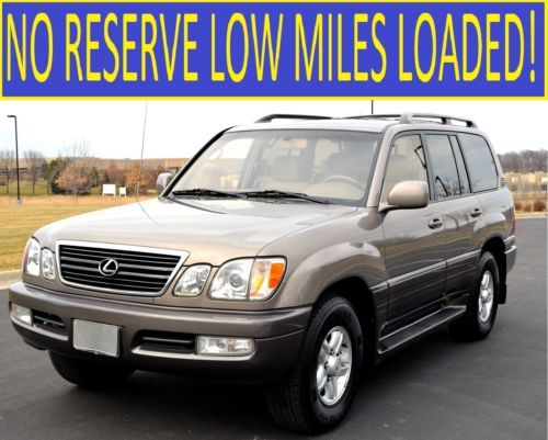 No reserve 136k 4x4 awd dealer maintained lx 470 lx450 99 00 land cruiser rx300