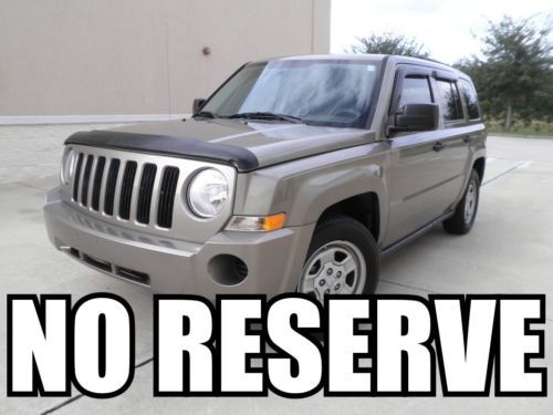 08 jeep patriot**fl vehicle**no reserve**1 owner**clean**runs and drives perfect