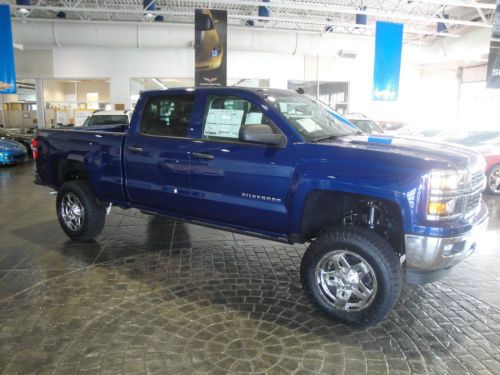 MONSTER LIFTED NEW BLUE TOPAZ 2014 Z71 4X4 CHEVY SILVERADO PRO COMP TOYO'S!, US $49,999.99, image 3