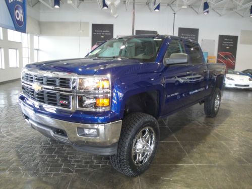 MONSTER LIFTED NEW BLUE TOPAZ 2014 Z71 4X4 CHEVY SILVERADO PRO COMP TOYO'S!, US $49,999.99, image 6