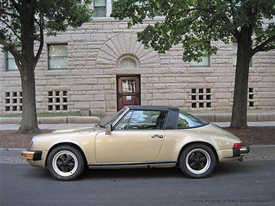 Outstanding 911sc  desert sand metallic, h4 headlights , a/c cruise pw 16 fuchs