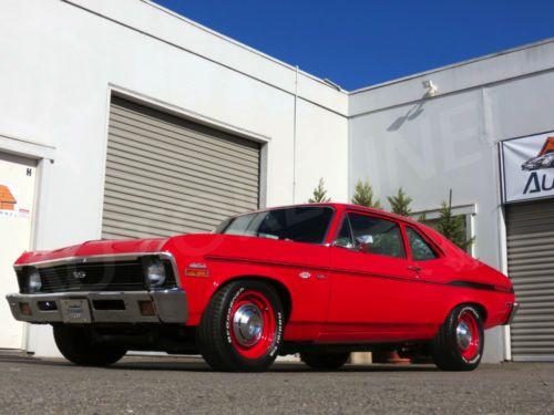 1969 chevy nova yenko/sc 427 tribute 4-speed with 454 engine and vintage a/c