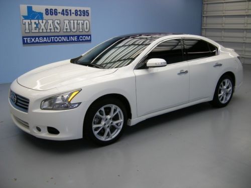 We finance!!!  2012 nissan maxima sv premium pano roof nav 19k bose texas auto