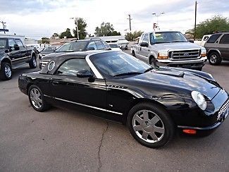 2003 ford thunderbird -- black -- low miles -- excellent condition- gottruck.com
