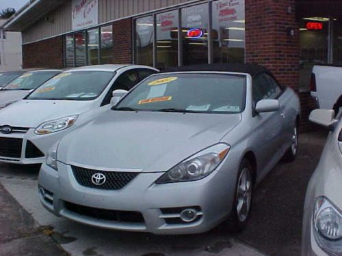 2007   toyota  solara  sle v-6  convertible  low  miles navigation loaded