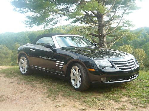 2005 chrysler crossfire limited roadster convertible low miles must see!!