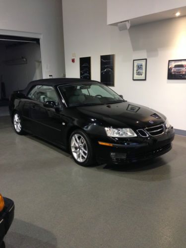 2004 saab 9-3 aero convertible black