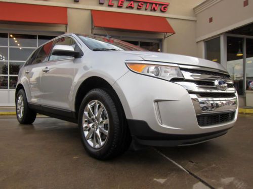 2013 ford edge limited, 1-owner, leather, chrome wheels, more!