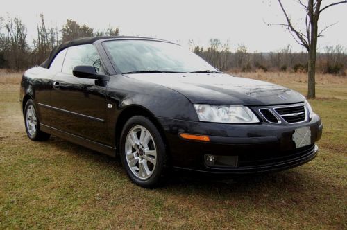 Beautiful 2006 saab 9 3 2.0 l turbo convertible, accident free, low miles,  auto