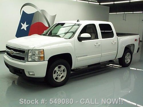 2007 chevy silverado ltz crew z71 4x4 leather nav 35k texas direct auto