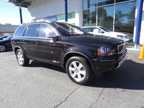 2013 volvo xc90 3rd row seat/power glass moonroof/leather seats/heated seats