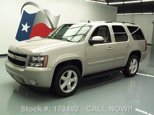 2008 chevy tahoe 3lt htd leather 8-pass 20&#034; wheels 68k texas direct auto