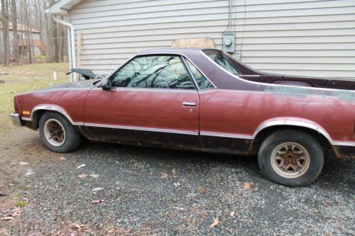 1986 chevrolet el camino base standard cab pickup 2-door 5.0l