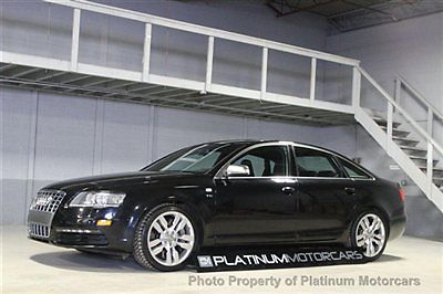 2007 audi s6, 56k miles, blk/blk, 5.2l v10, bose, moonroof, drives great