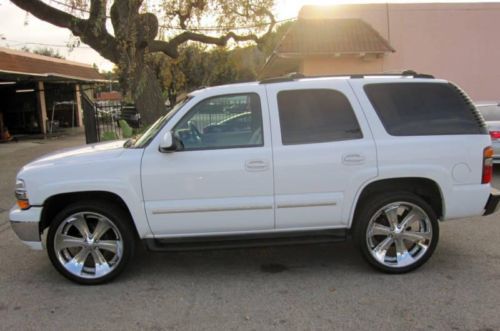 White 2001 chevrolet tahoe lt 4x4