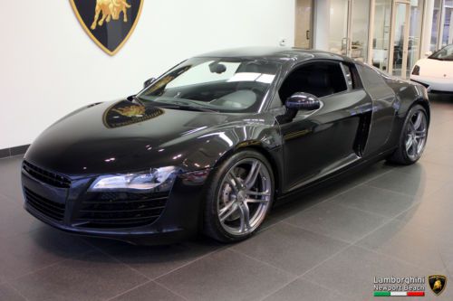 R8 v8, automatic, black/black, carbon fiber loaded, very clean, great paint.