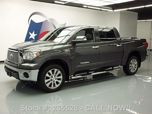 2012 toyota tundra platinum crewmax 4x4 sunroof nav 19k texas direct auto