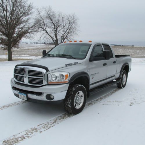 2006 dodge ram 2500  big horn edition   cummins diesel   auto   4x4  silver