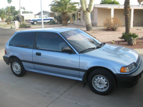 1989 Honda Civic Hatchback, Low Mileage, Garaged Kept, image 2