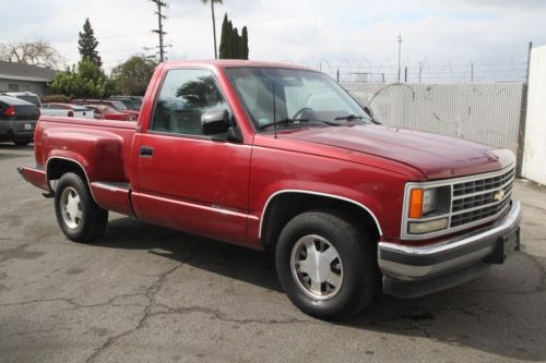 1991 chevrolet c/k 1500 reg. cab  manual transmission  6 cylinder no reserve