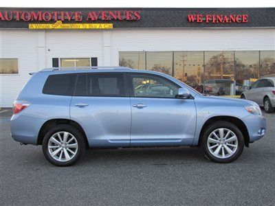 2008 toyota highlander hybrid limited awd nav loaded we finance one owner 3rd rw