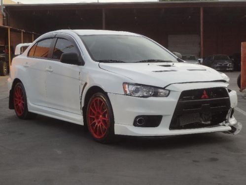 2010 mitsubiahi lancer evolution gsr damaged salvage runs! economical low miles!