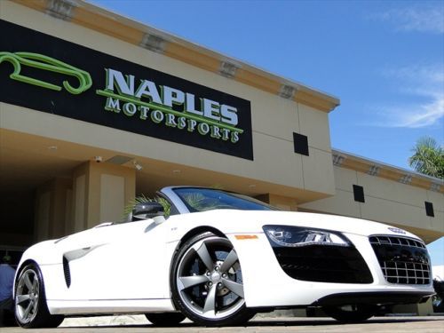 2012 audi r8 5.2 quattro spyder, r-tronic, many aftermarket upgrades, warranty