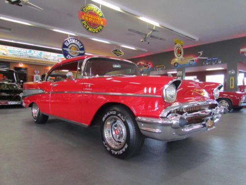 1957 chevrolet bel air hardtop frame off restoration w/ vintage air ac