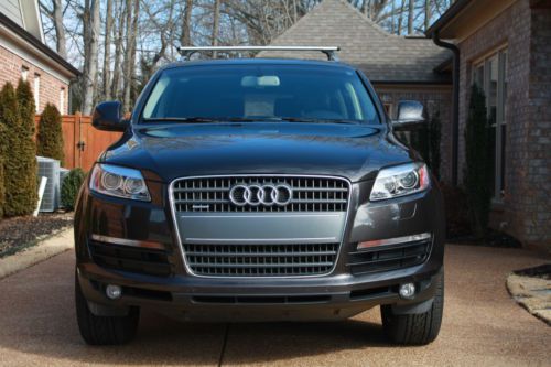 2008 audi q7 3.6 premium, lava gray, black leather, pan sunroof, convenience pac