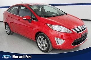 13 fiesta titanium sedan, leather, sunroof, pwr equip, alloys, clean 1 owner!