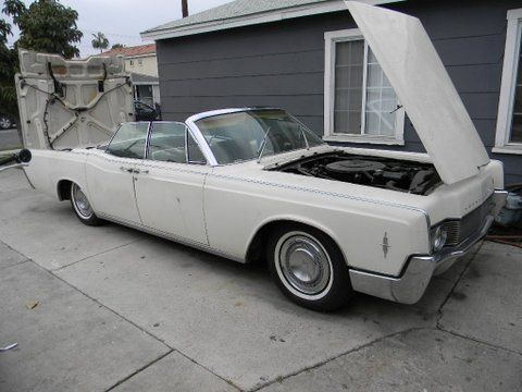 1966 lincoln continental convertible rust free ca. super original