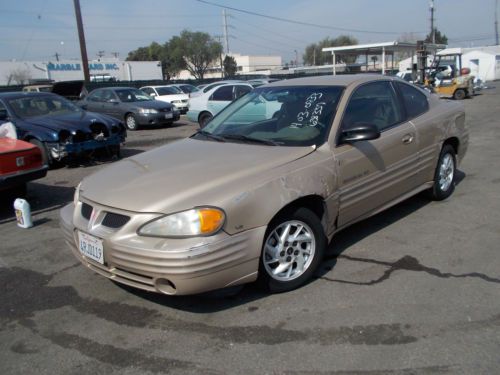 2001 pontiac grand am, no reserve