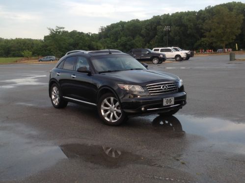 2006 infiniti fx35 touring sport packages black / black 2 wheel drive great cond