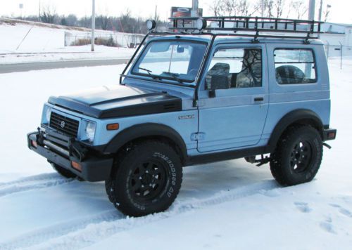 1988.5 suzuki samurai 4x4 tin top roof rack suv hunter&#039;s/sportsman&#039;s special!