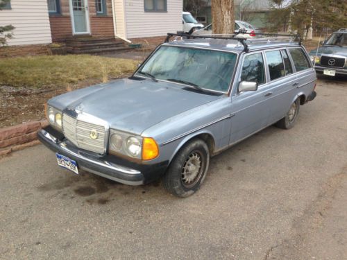 1983 mercedes benz 300td turbo diesel wagon runs drives stops