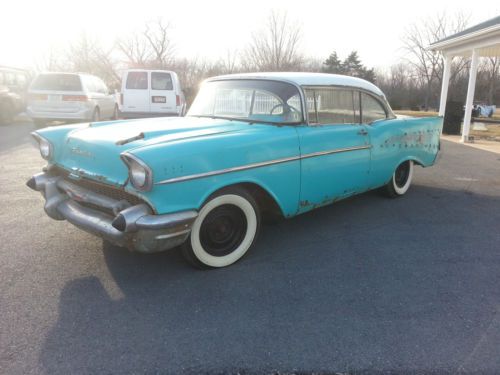 1957 Chevrolet Bel Air 2 Door Hardtop Project 57 chevy, US $12,500.00, image 3