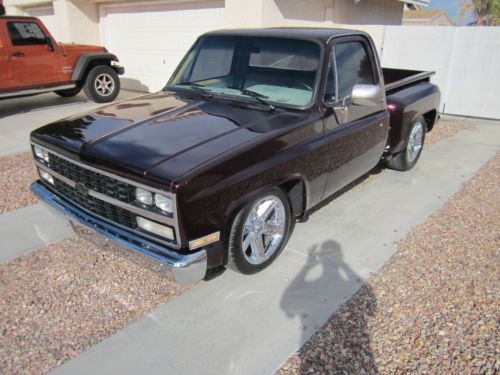 1986 chevy chevrolet c-10 candy paint cruiser hot project rat rod shop truck