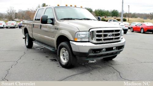 2004 ford f-250 lariat crew cab powerstroke turbo diesel 4x4 pickup trucks 4wd