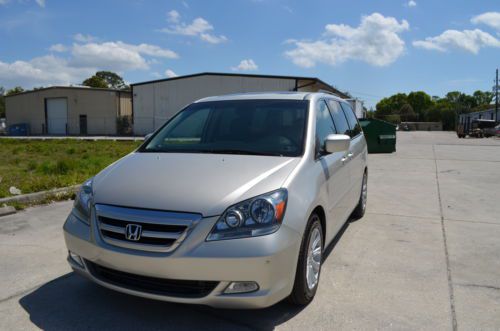 2006 honda odyssey touring, navigation, tv/dvd, loaded, one florida owner