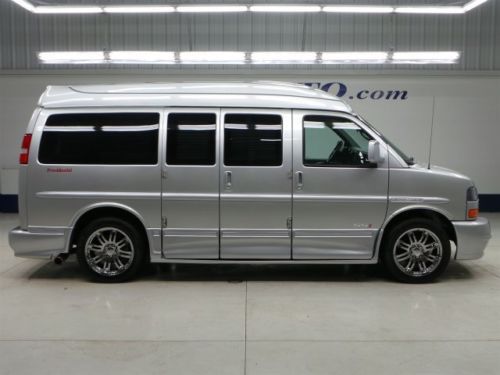 2013 gmc savana cargo van majestic conversion-7 tv/dvds-reverse camera-awd