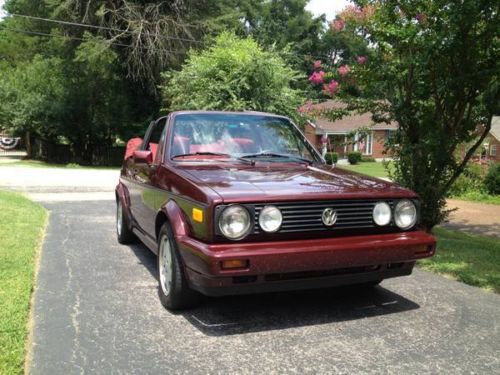 1991 volkswagen cabriolet etienne aigner convertible 2-door 1.8l