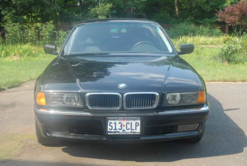 1997 bmw 740 740il black, for parts or project