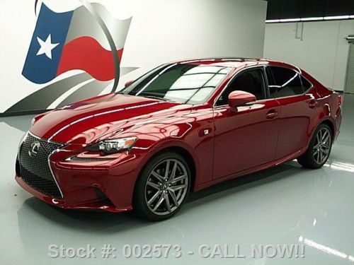 2014 lexus is250 f sport htd seats sunroof rear cam 11k texas direct auto