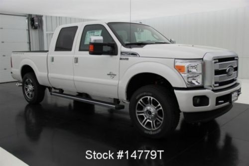 14 f-250 platinum 4wd crew cab new turbo 6.7 v8 diesel navigation sunroof sony