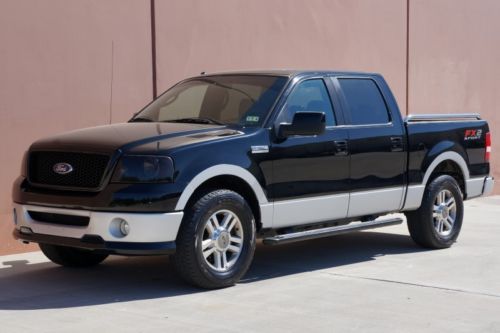 07 ford f150 fx2 sport crew cab 1 owner auto check cert leather cd chger clean!!