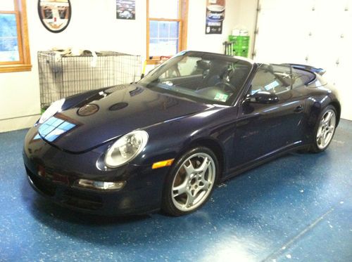 2007 porsche 911 carrera 4s convertible 6-speed 22,997 actual miles salvage