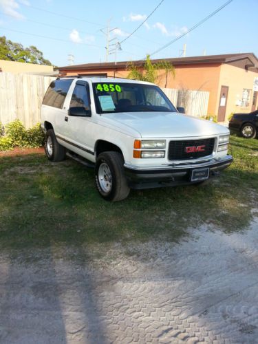1995 gmc yukon sle sport utility 2-door 5.7l
